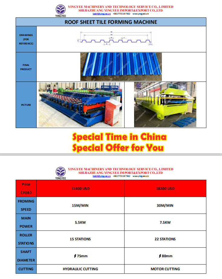 Roof sheet special offer