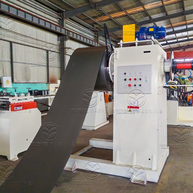 Supermarket Shelf Panel Roll Forming Machine