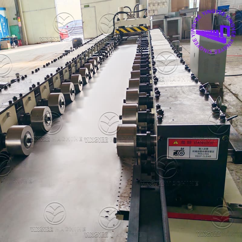 Supermarket Shelf Panel Roll Forming Machine