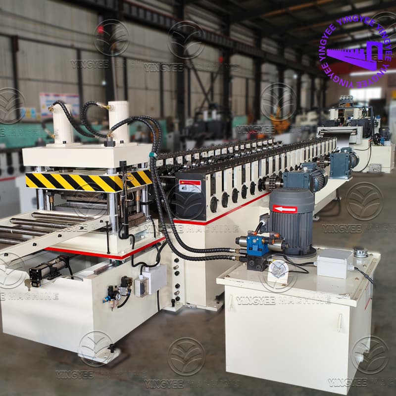 Supermarket Shelf Panel Roll Forming Machine